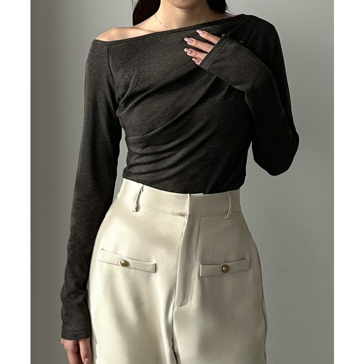 Louere ワンショルドレープカットソー | Louere | 詳細画像33 