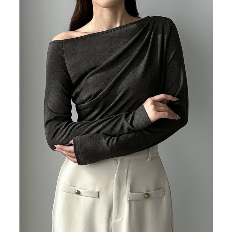 Louere ワンショルドレープカットソー | Louere | 詳細画像35 