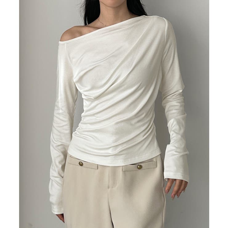 Louere ワンショルドレープカットソー | Louere | 詳細画像7 