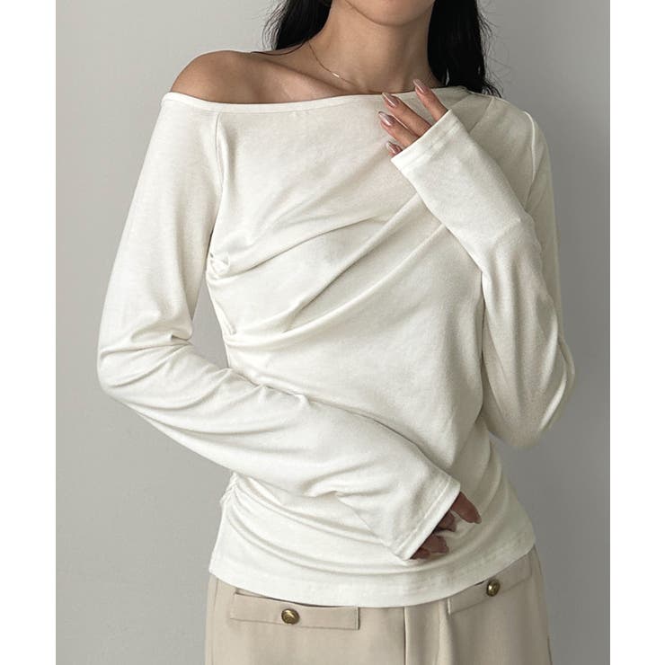 Louere ワンショルドレープカットソー | Louere | 詳細画像8 