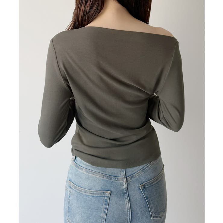 mipiarl  薄手ドレープトップス | JUNOAH | 詳細画像21 