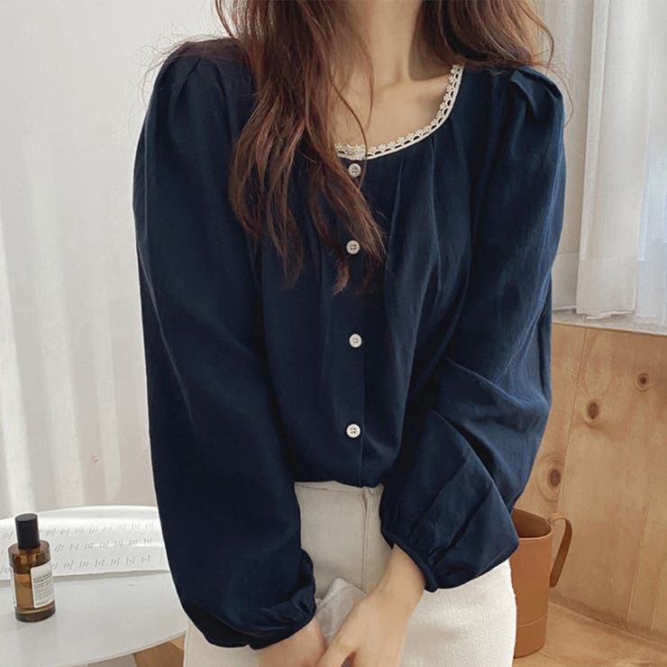 ネックレースブラウス レディース トップス | Dewlily | 詳細画像6 