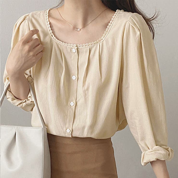 ネックレースブラウス レディース トップス | Dewlily | 詳細画像7 