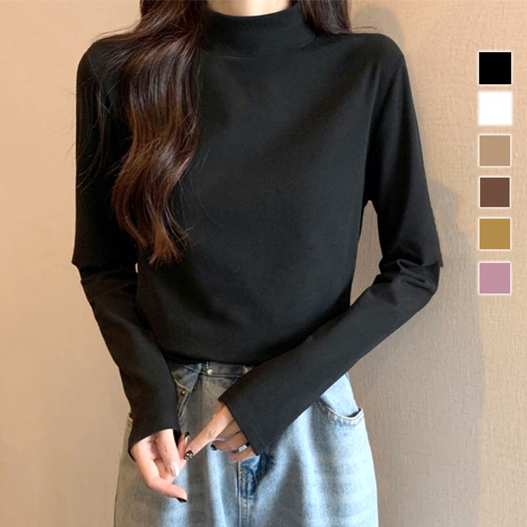 ハイネックトップス シャツ レディース | Dewlily | 詳細画像1 