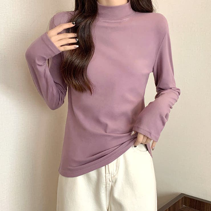 ハイネックトップス シャツ レディース | Dewlily | 詳細画像13 