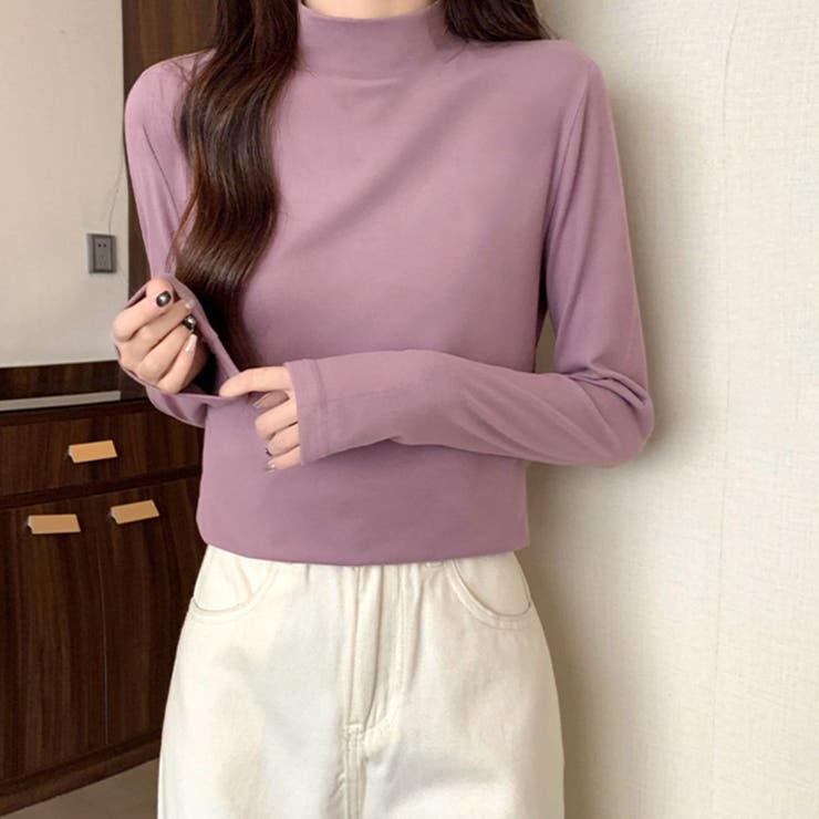 ハイネックトップス シャツ レディース | Dewlily | 詳細画像9 