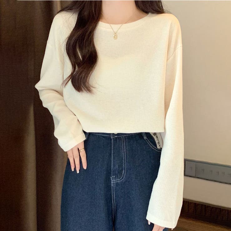 ラウンドネックトップス レディース トップス | Dewlily | 詳細画像11 