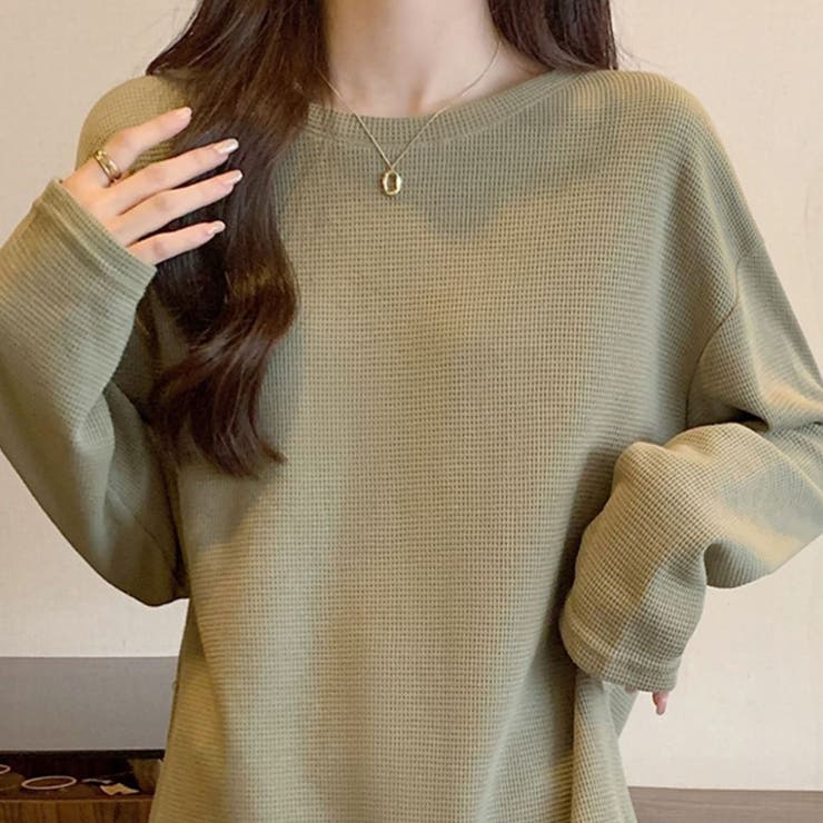 ラウンドネックトップス レディース トップス | Dewlily | 詳細画像13 