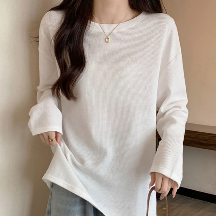 ラウンドネックトップス レディース トップス | Dewlily | 詳細画像14 