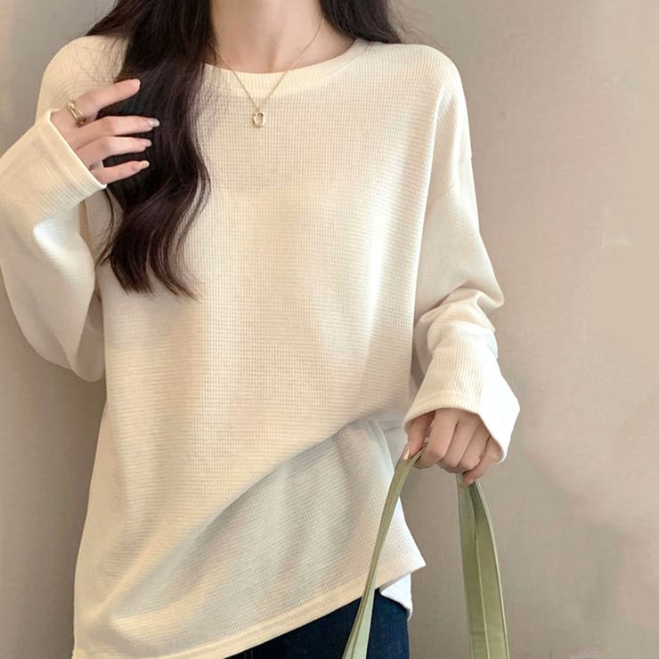 ラウンドネックトップス レディース トップス | Dewlily | 詳細画像2 