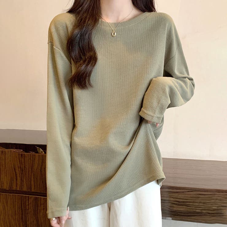 ラウンドネックトップス レディース トップス | Dewlily | 詳細画像6 