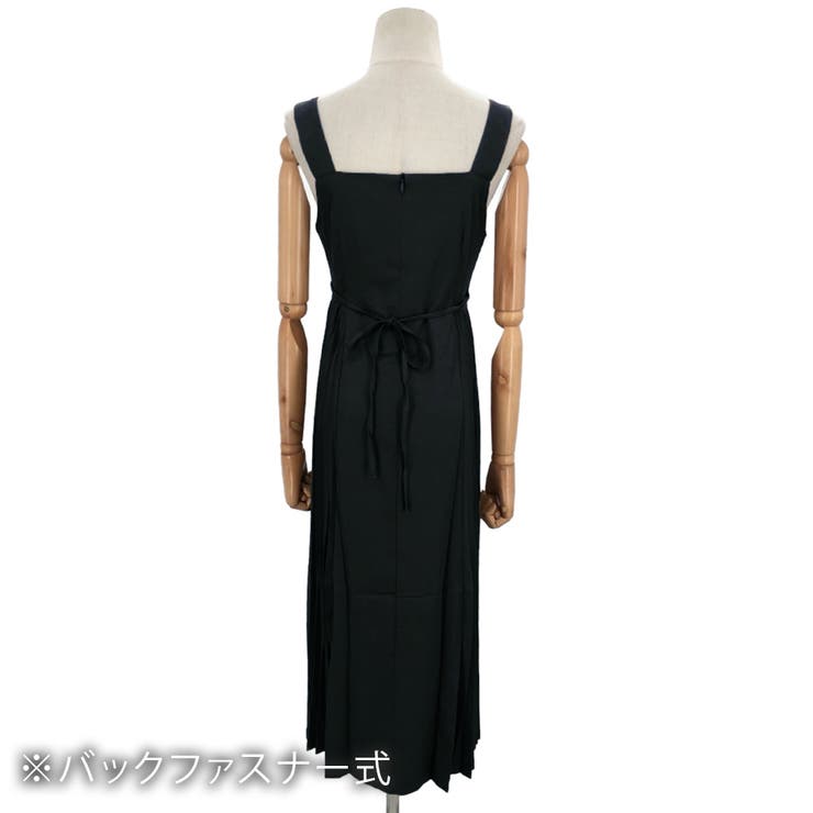 サロペットプリーツロングワンピース レディース 春服 | Dewlily | 詳細画像18 