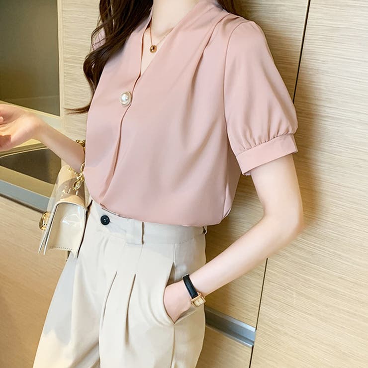 Vネックブラウス レディース トップス | Dewlily | 詳細画像9 