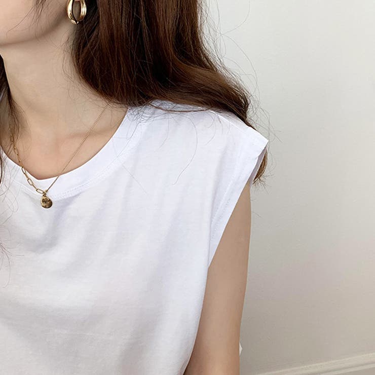 ノースリーブカットソー レディース トップス | Dewlily | 詳細画像15 