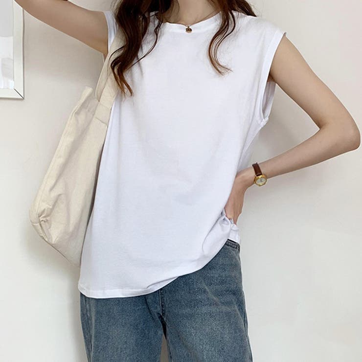 ノースリーブカットソー レディース トップス | Dewlily | 詳細画像8 