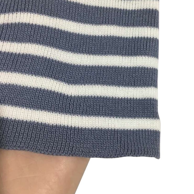 ボーダー半袖ニットソー レディース トップス春服 | Dewlily | 詳細画像21 