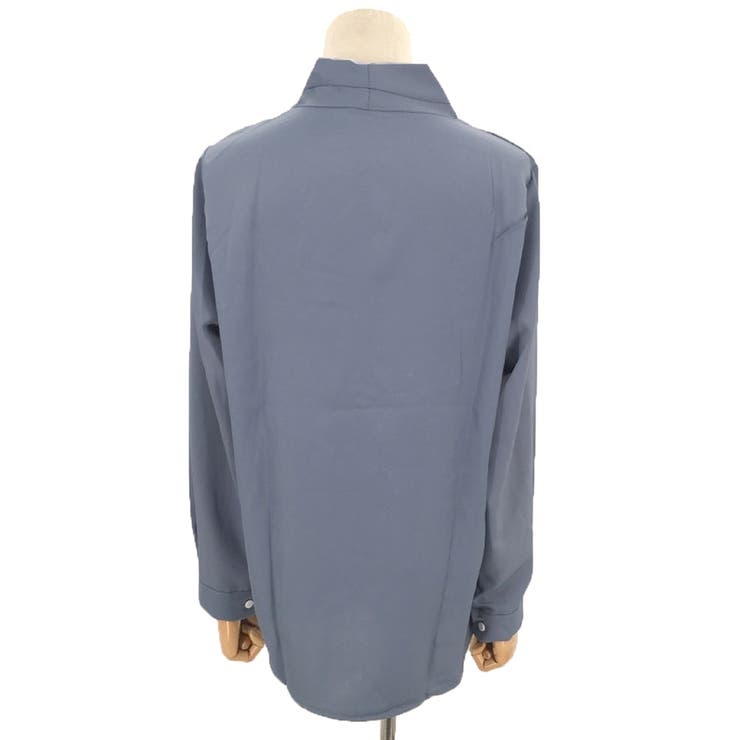 Vネックシンプル長袖シャツ レディース トップス | Dewlily | 詳細画像19 