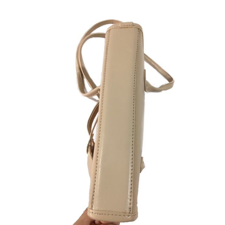 スクエアデザインショルダーバッグ レディース 無地 | Dewlily | 詳細画像15 