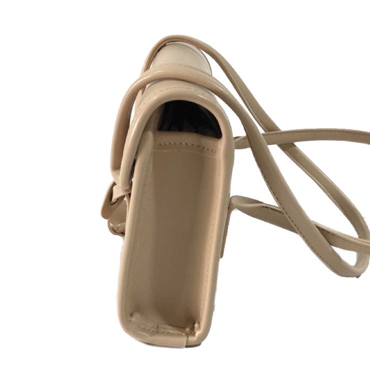 スクエアデザインショルダーバッグ レディース 無地 | Dewlily | 詳細画像18 