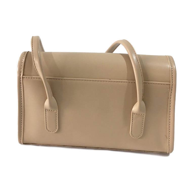 スクエアデザインショルダーバッグ レディース 無地 | Dewlily | 詳細画像19 