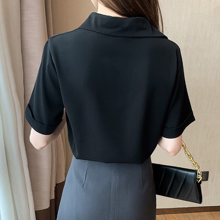 半袖ゆったりブラウス レディース トップス | Dewlily | 詳細画像13 