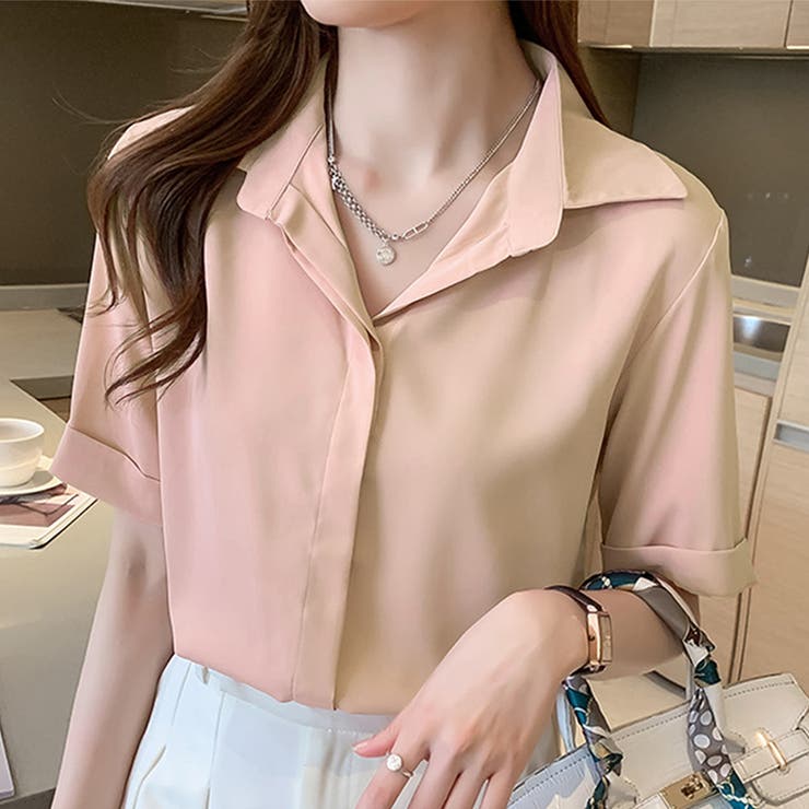 半袖ゆったりブラウス レディース トップス | Dewlily | 詳細画像9 