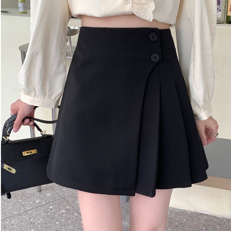 プリーツミニスカート レディース 無地 | Dewlily | 詳細画像14 