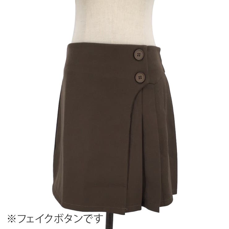 プリーツミニスカート レディース 無地 | Dewlily | 詳細画像17 