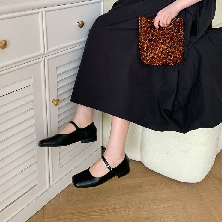 ストラップ付きフラットシューズ レディース パンプス | Dewlily | 詳細画像13 