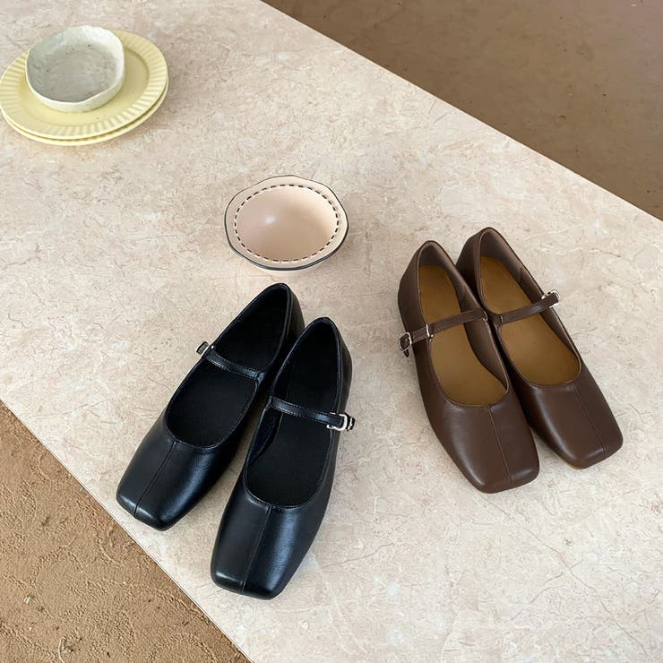 ストラップ付きフラットシューズ レディース パンプス | Dewlily | 詳細画像15 