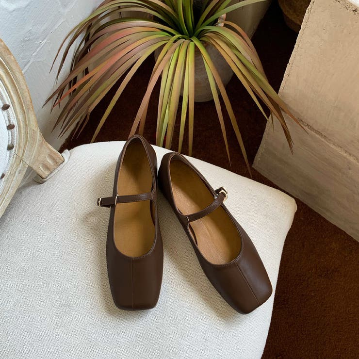 ストラップ付きフラットシューズ レディース パンプス | Dewlily | 詳細画像16 