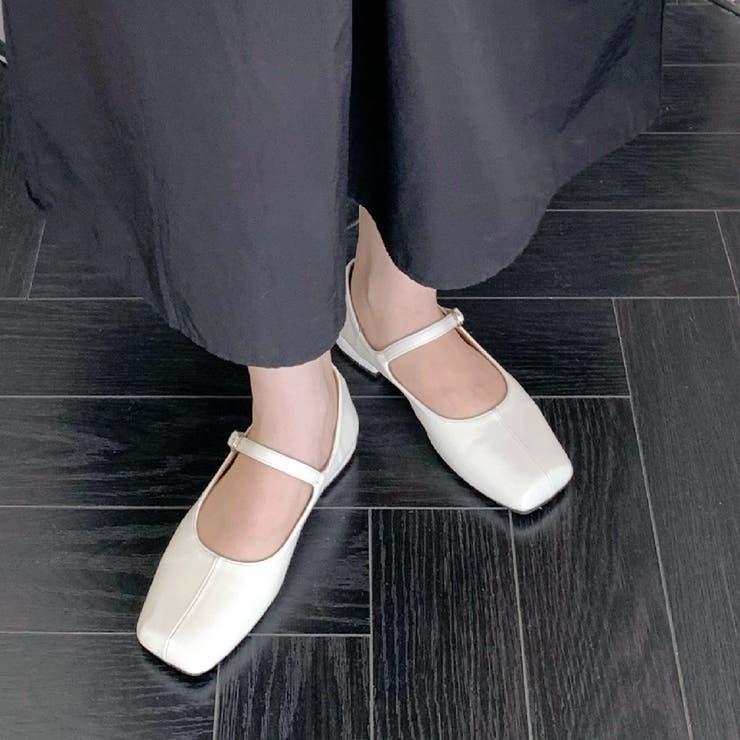 ストラップ付きフラットシューズ レディース パンプス | Dewlily | 詳細画像7 