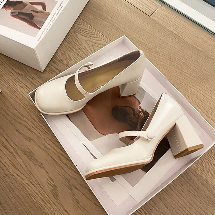 チャンキーヒールパンプス レディース シューズ | Dewlily | 詳細画像16 