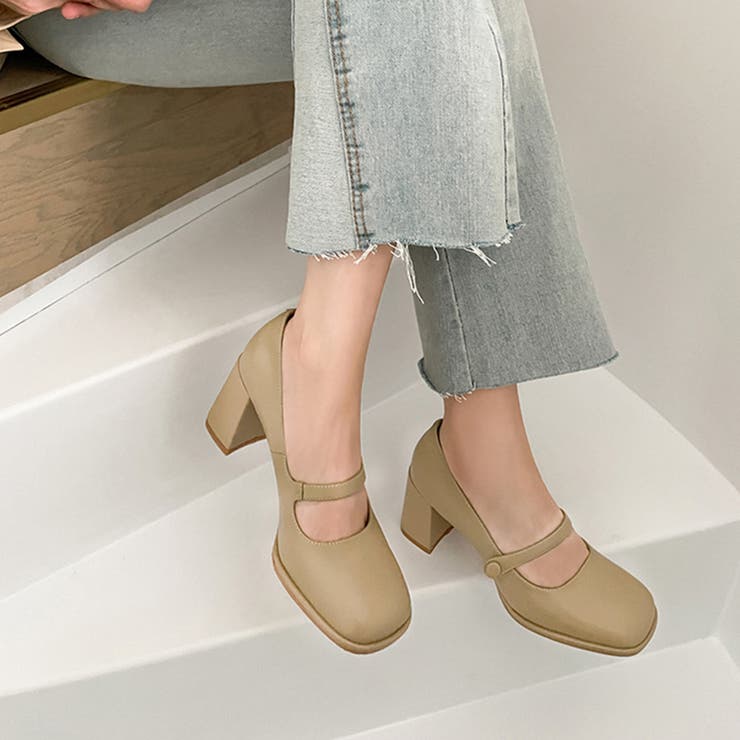 チャンキーヒールパンプス レディース シューズ | Dewlily | 詳細画像8 