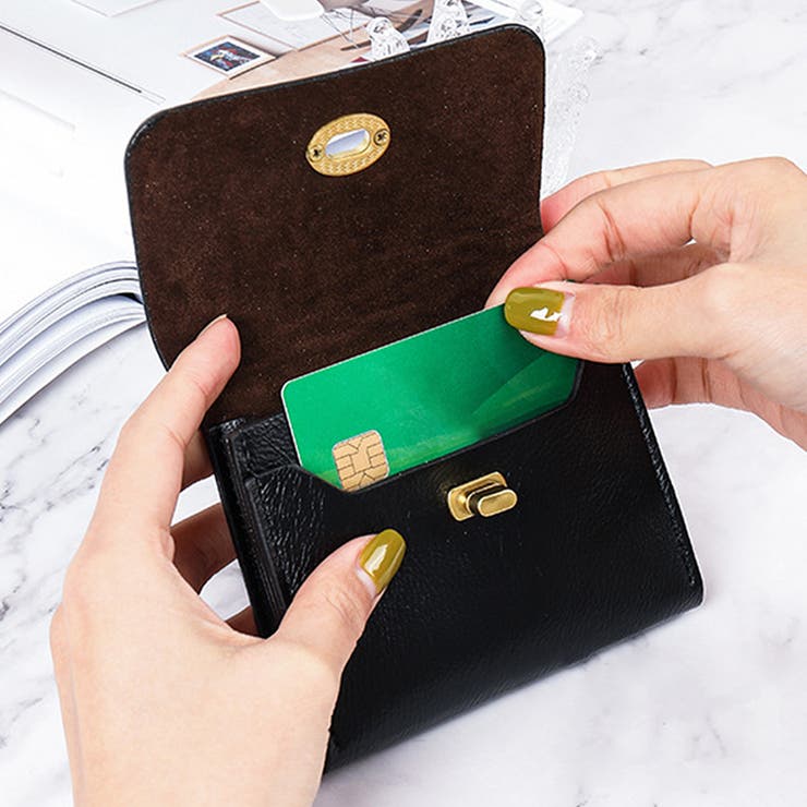 コンパクトカードケース 名刺入れ コインケース[品番：AMSW1777564