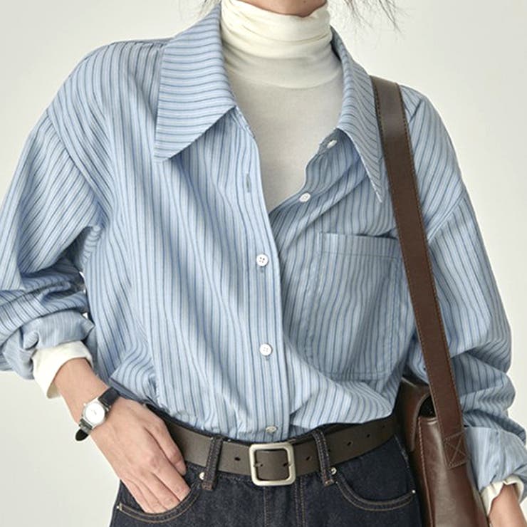 ストライプブラウス レディース トップス | Dewlily | 詳細画像13 