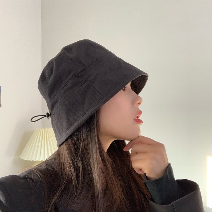 シンプル無地バケットハット 韓国ファッション 10代 | Dewlily | 詳細画像3 