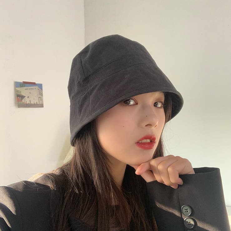 シンプル無地バケットハット 韓国ファッション 10代 | Dewlily | 詳細画像8 