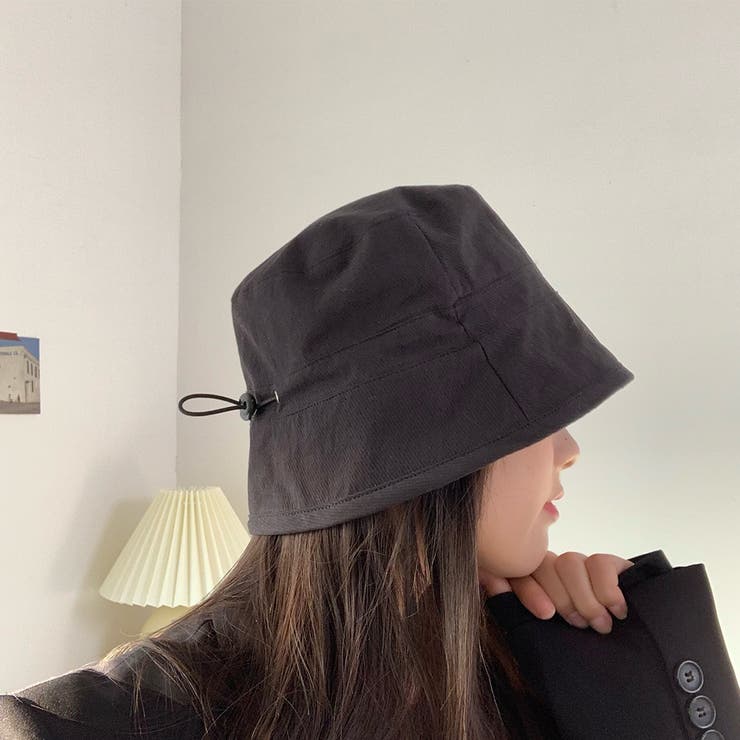 シンプル無地バケットハット 韓国ファッション 10代 | Dewlily | 詳細画像9 