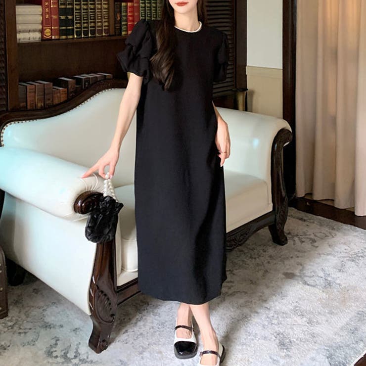 パフスリーブワンピース レディース 春服 | Dewlily | 詳細画像13 