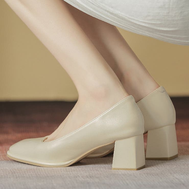 シンプルパンプスヒール 韓国ファッション 10代 | Dewlily | 詳細画像10 