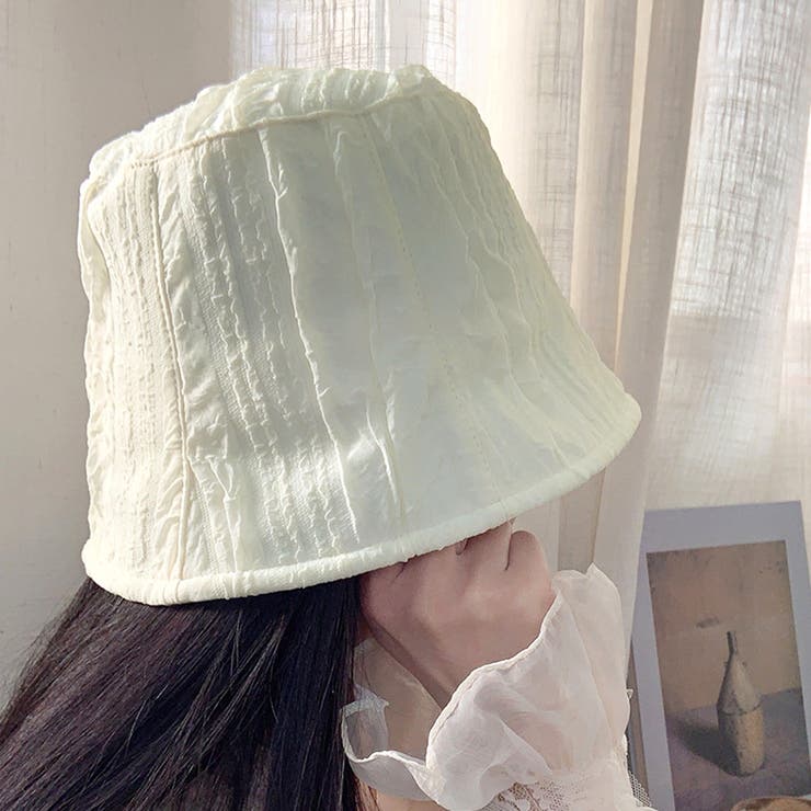 シワ加工バケットハット 韓国ファッション 10代 | Dewlily | 詳細画像10 