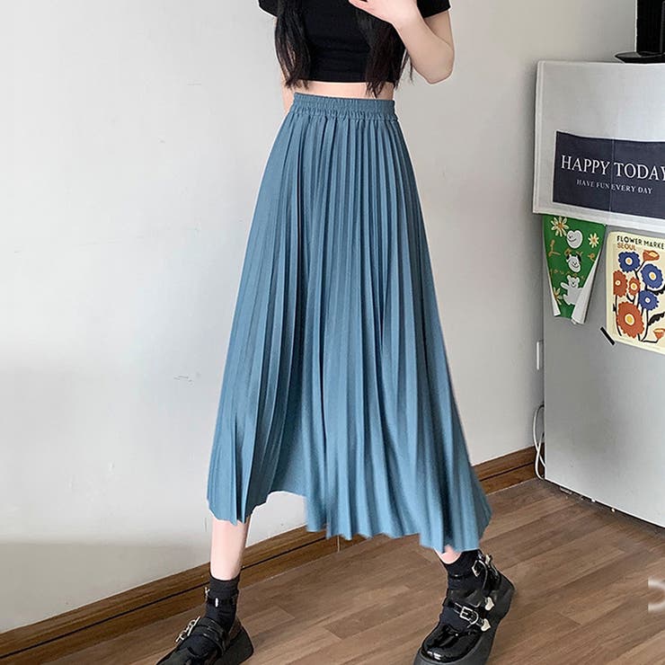 プリーツロングスカート レディース ボトムス | Dewlily | 詳細画像11 