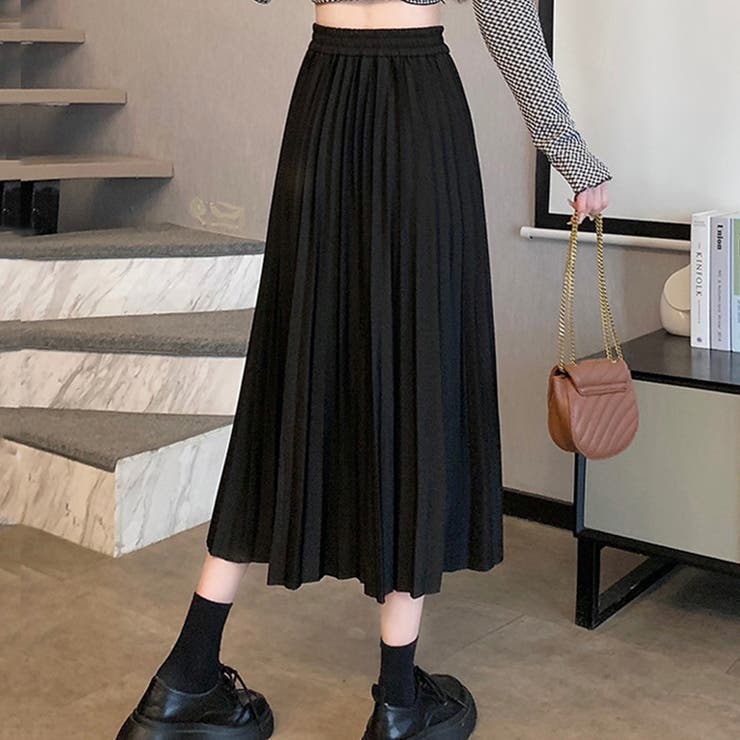 プリーツロングスカート レディース ボトムス | Dewlily | 詳細画像12 