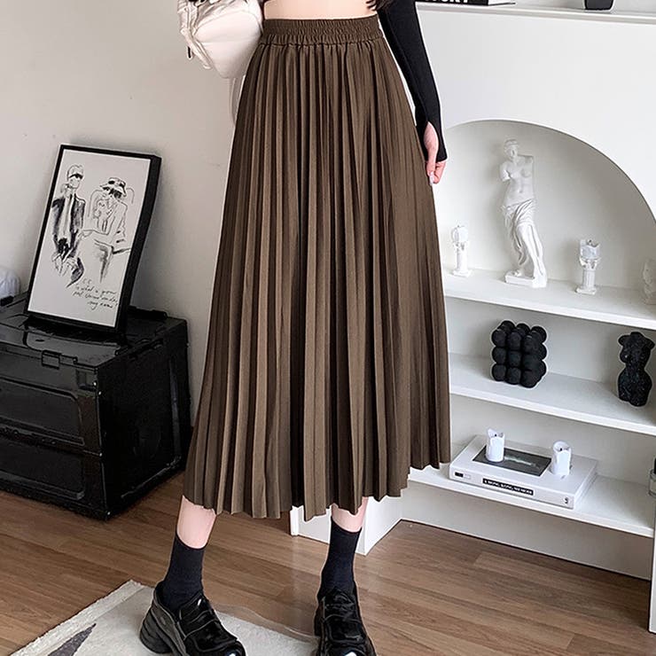 プリーツロングスカート レディース ボトムス | Dewlily | 詳細画像2 