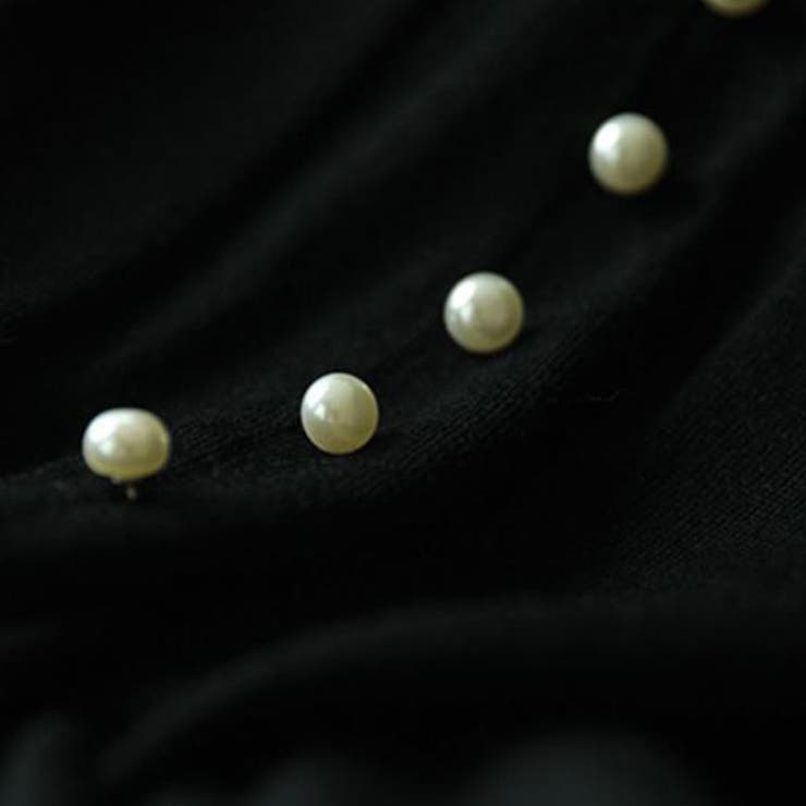 フェイクパールVネックニット 韓国ファッション 10代 | Dewlily | 詳細画像19 