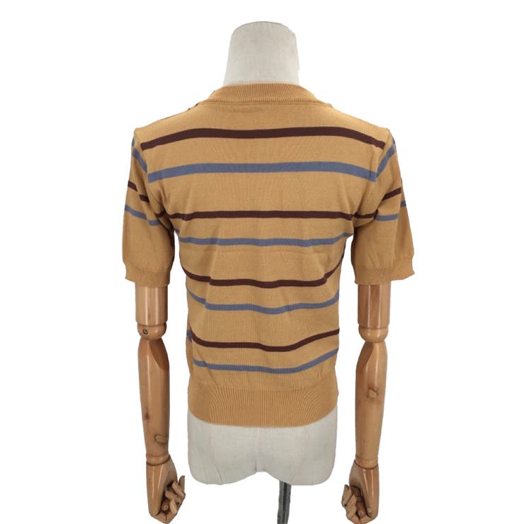 カラーボーダー半袖ニット 韓国ファッション 10代 | Dewlily | 詳細画像19 