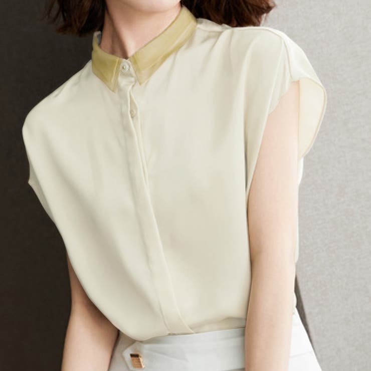 サテン風ブラウス 韓国ファッション 10代 | Dewlily | 詳細画像15 