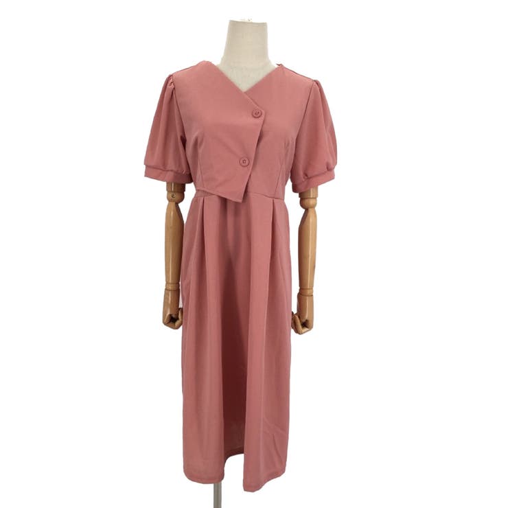 パフスリーブワンピース 韓国ファッション 10代 | Dewlily | 詳細画像17