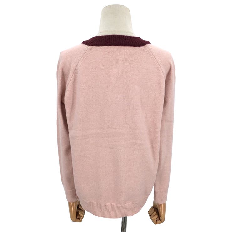 配色カラーニットトップス 秋 冬 | Dewlily | 詳細画像16 